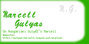 marcell gulyas business card